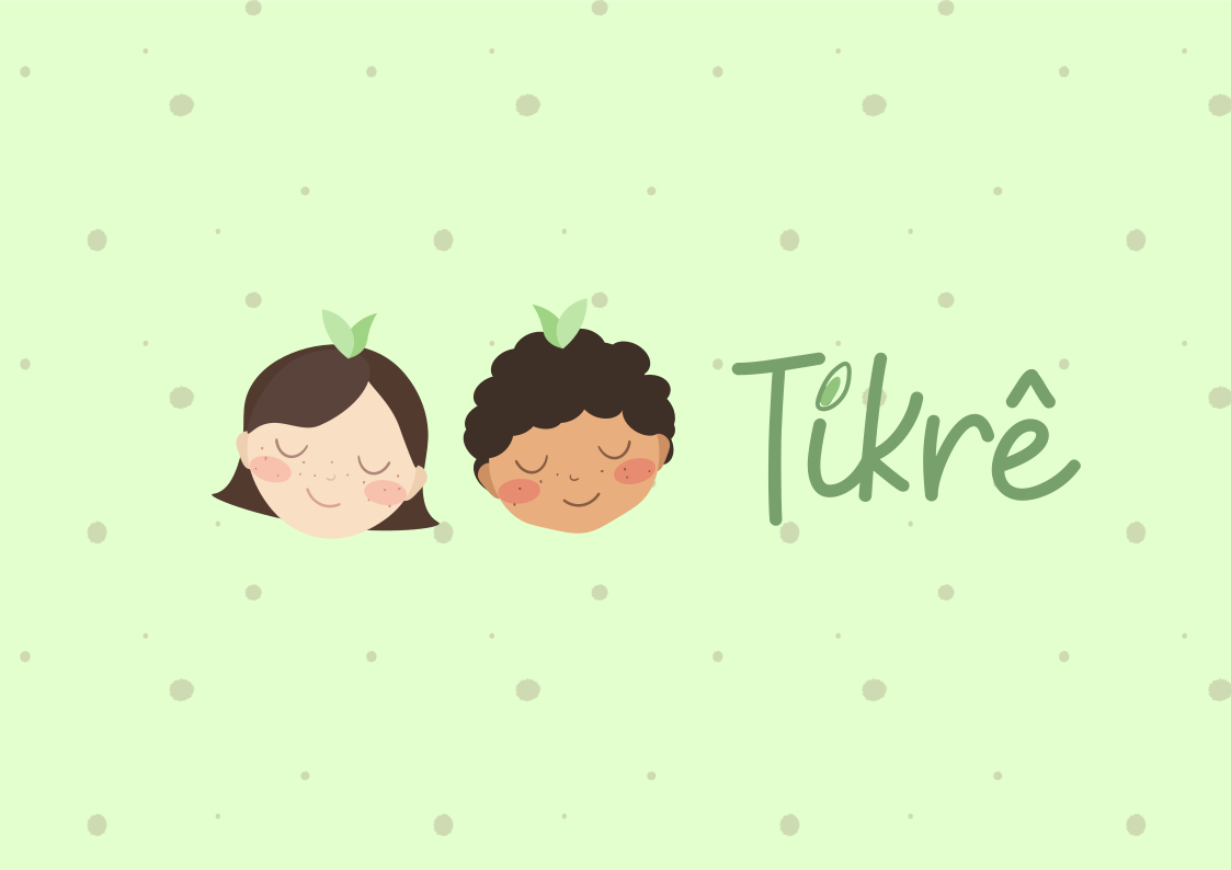 Logo e personagens Tikrê